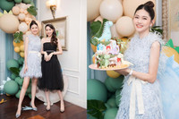 [ẢNH] Á hậu Thanh Tú khoe nhan sắc đáng ngưỡng mộ ở tháng cuối thai kỳ 