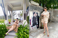 [ẢNH] Á hậu Thanh Tú khoe nhan sắc đáng ngưỡng mộ ở tháng cuối thai kỳ 