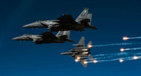 [ẢNH] ‘Đại bàng’ F-15E Mỹ vừa tấn công dân quân thân Iran tại Syria