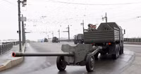 Pháo chống tăng MT-12 huyền thoại Liên Xô được Ukraine dùng để hủy diệt ly khai