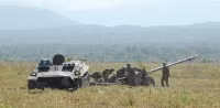 Pháo chống tăng MT-12 huyền thoại Liên Xô được Ukraine dùng để hủy diệt ly khai