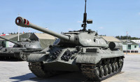 Phe ly khai phục hồi siêu tăng hạng nặng IS-3 Liên Xô, chưa kịp thị uy đã bị Ukraine bắt sống