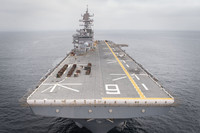 [ẢNH] Hải quân Mỹ mất một phần sức mạnh khi phải loại biên siêu tàu đổ bộ có thể mang F-35B