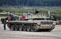 [ẢNH] Dù cố hết sức song xe tăng quốc bảo Trung Quốc vẫn thua Nga tại Tank Biathlon