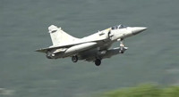 Chiến đấu cơ Mirage-2000 của đảo Đài Loan lao xuống biển