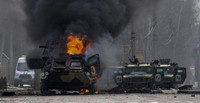 Thiết giáp mạnh nhất Ukraine liên tục bị Nga bắn cháy
