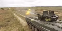 Thiết giáp đặc biệt BMP-1U Shkval của Ukraine trong biên chế quân đội Nga