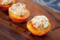 [ẢNH] Phát 'cuồng' với những món tráng miệng độc đáo làm từ đào