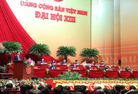 [Ảnh] Hình ảnh lãnh đạo Đảng, Nhà nước và các đại biểu dự phiên thảo luận văn kiện Đại hội Đảng XIII