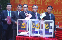 [Ảnh] Lãnh đạo Đảng, Nhà nước và đại biểu bầu Ban Chấp hành Trung ương khóa XIII