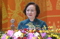 [Ảnh] Hình ảnh lãnh đạo Đảng, Nhà nước và các đại biểu dự phiên thảo luận văn kiện Đại hội Đảng XIII