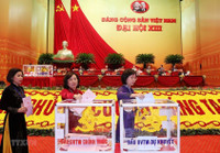 [Ảnh] Lãnh đạo Đảng, Nhà nước và đại biểu bầu Ban Chấp hành Trung ương khóa XIII