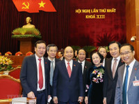 Hình ảnh mới nhất về Hội nghị lần thứ nhất Ban Chấp hành Trung ương khóa XIII