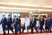 [Ảnh] Hình ảnh lãnh đạo Đảng, Nhà nước và các đại biểu dự phiên thảo luận văn kiện Đại hội Đảng XIII