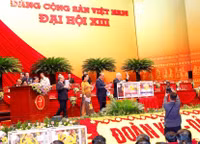 [Ảnh] Lãnh đạo Đảng, Nhà nước và đại biểu bầu Ban Chấp hành Trung ương khóa XIII