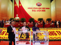 [Ảnh] Lãnh đạo Đảng, Nhà nước và đại biểu bầu Ban Chấp hành Trung ương khóa XIII