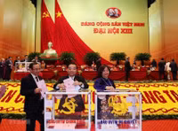 [Ảnh] Lãnh đạo Đảng, Nhà nước và đại biểu bầu Ban Chấp hành Trung ương khóa XIII