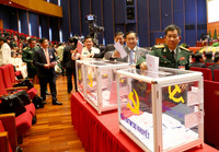 [Ảnh] Lãnh đạo Đảng, Nhà nước và đại biểu bầu Ban Chấp hành Trung ương khóa XIII