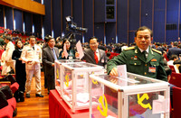 [Ảnh] Lãnh đạo Đảng, Nhà nước và đại biểu bầu Ban Chấp hành Trung ương khóa XIII