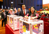 [Ảnh] Lãnh đạo Đảng, Nhà nước và đại biểu bầu Ban Chấp hành Trung ương khóa XIII