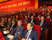 [Ảnh] Hình ảnh lãnh đạo Đảng, Nhà nước và các đại biểu dự phiên thảo luận văn kiện Đại hội Đảng XIII