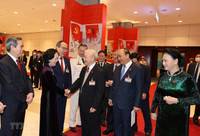 [Ảnh] Hình ảnh lãnh đạo Đảng, Nhà nước và các đại biểu dự phiên thảo luận văn kiện Đại hội Đảng XIII