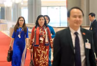 [Ảnh] Hình ảnh lãnh đạo Đảng, Nhà nước và các đại biểu dự phiên thảo luận văn kiện Đại hội Đảng XIII