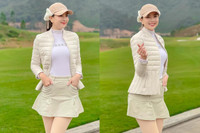 Dàn Hoa hậu, diễn viên, MC VTV 'so kè' nhan sắc trên sân golf