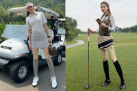 Dàn Hoa hậu, diễn viên, MC VTV 'so kè' nhan sắc trên sân golf
