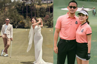 Dàn Hoa hậu, diễn viên, MC VTV 'so kè' nhan sắc trên sân golf