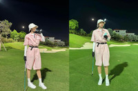 Dàn Hoa hậu, diễn viên, MC VTV 'so kè' nhan sắc trên sân golf