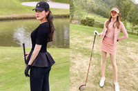 Dàn Hoa hậu, diễn viên, MC VTV 'so kè' nhan sắc trên sân golf