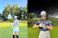 Dàn Hoa hậu, diễn viên, MC VTV 'so kè' nhan sắc trên sân golf