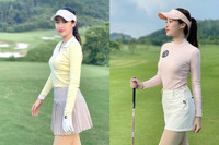 Dàn Hoa hậu, diễn viên, MC VTV 'so kè' nhan sắc trên sân golf
