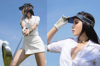 Dàn Hoa hậu, diễn viên, MC VTV 'so kè' nhan sắc trên sân golf