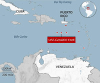 Áp lực gia tăng khi Mỹ cho trinh sát cơ áp sát, thăm dò khả năng phòng không của Venezuela