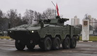 Belarus khẳng định năng lực lục quân khi biên chế thiết giáp BTR V2 8×8 hiện đại