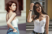 [ẢNH] Chi Pu - Ngọc Trinh tung loạt ảnh nóng bỏng ‘khoe’ tình chị em thân thiết 