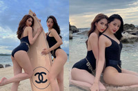 [ẢNH] Chi Pu - Ngọc Trinh tung loạt ảnh nóng bỏng ‘khoe’ tình chị em thân thiết 