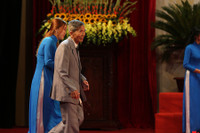 [ẢNH] Cuộc sống bình yên của NSND Trần Hạnh ở tuổi 91