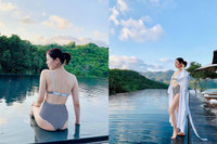 [ẢNH] Lệ Quyên tuổi 40 ngày càng trẻ đẹp ‘chăm’ diện bikini khoe dáng quyến rũ 