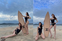 [ẢNH] Chi Pu - Ngọc Trinh tung loạt ảnh nóng bỏng ‘khoe’ tình chị em thân thiết 