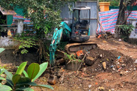 [Ảnh] ‘Pháo đài bay’ B52 phơi xác hoàn toàn khi hồ Hữu Tiệp rút cạn nước 