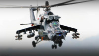 'Xe tăng bay' Mi-24 Nga bị tên lửa phòng không Stinger Ukraine bắn cháy
