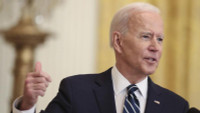 [ẢNH] Cuộc họp báo đầu tiên của Tổng thống Joe Biden: Tái tranh cử năm 2024