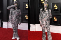 [ẢNH] Cận cảnh những bộ trang phục từ đẹp mắt đến 'độc dị' tại thảm đỏ Grammy 2021