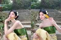 [ẢNH] Chiêm ngưỡng nhan sắc 'cực phẩm' của các sao nữ khi diện trang phục truyền thống nước ngoài