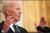 [ẢNH] Cuộc họp báo đầu tiên của Tổng thống Joe Biden: Tái tranh cử năm 2024