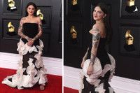 [ẢNH] Cận cảnh những bộ trang phục từ đẹp mắt đến 'độc dị' tại thảm đỏ Grammy 2021