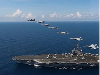 [ẢNH] Trinh sát cơ khổng lồ Mỹ giám sát hải quân Trung Quốc diễn tập